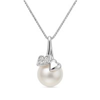 Halskette Nihama Dame in Weißgold Perla ND0769O4FABI080